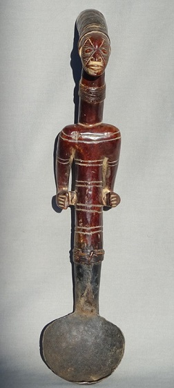 statue cuillere mangbetu congo