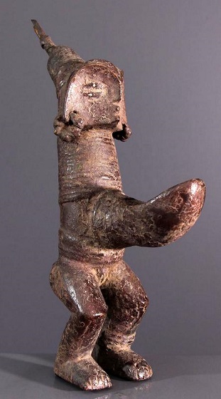statue pipe zande Congo