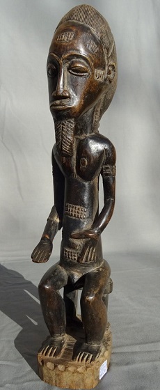 statue baoulé côte d'ivoire