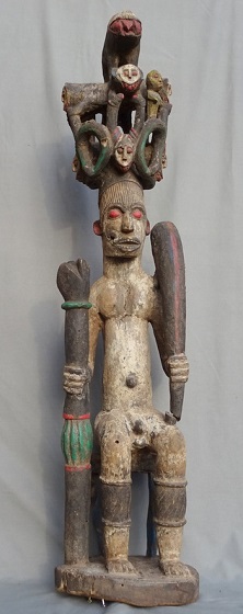 Statue igbo ikenga Nigéria