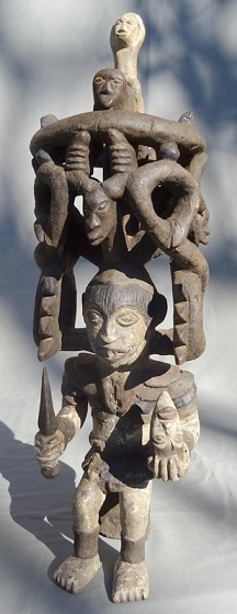 Statue igbo ikenga Nigéria