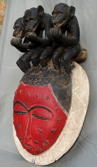 masque baoulé cote d'ivoire