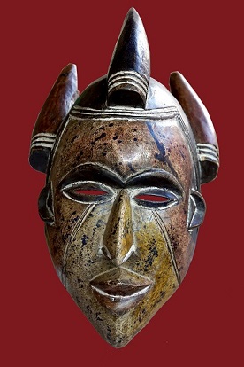 Masque à forme mixte