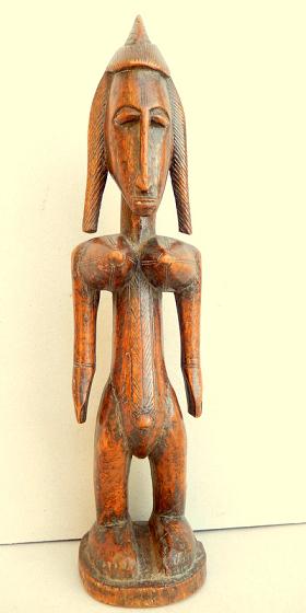 Statuette familiale africaine